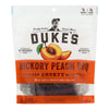 Dukes Smoked Shorty Sausages - Hickory Peach BBQ Pork Sausages - Case of 8 - 5 oz.