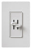 DUAL SLIDE DIMMER WHITE