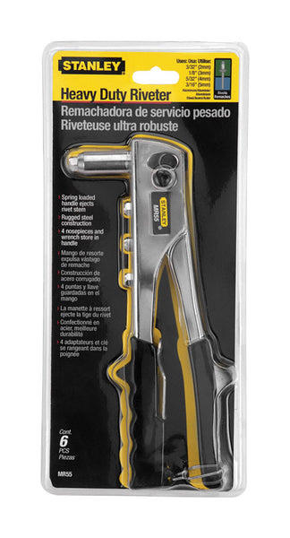 Stanley  Steel  Rivet Tool  Yellow  1 pc.