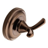 OLD WORLD BRONZE DOUBLE ROBE HOOK