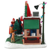 Lemax Multicolored Polyresin Garland Grove Tree Lot Christmas Village 5.04 L x 5.35 H x 7.83 W in.