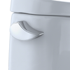 TOTO® WASHLET+® Carlyle® II One-Piece Elongated 1.28 GPF Toilet and WASHLET+® C5 Bidet Seat, Cotton White - MW6143084CEFG#01