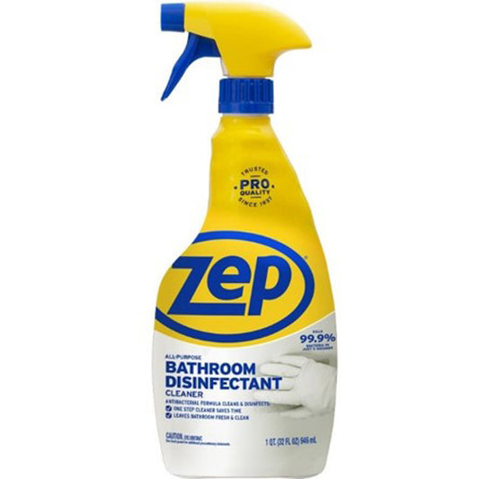 Zep Regular Scent All Purpose Disinfecting Cleaner Liquid 32 oz (Pack of 12)