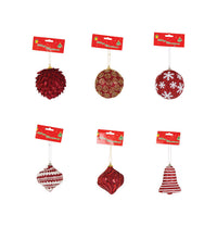 Celebrations  Christmas Ornament  Red/White  Foam/Plastic  1 pk (Pack of 24)