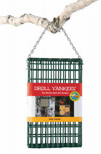 Droll Yankees  Wild Bird  2 lb. Metal  Suet  Bird Feeder  2 ports