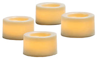 Flameless Candle, Mini Votive, White, .75-In., 4-Pk.