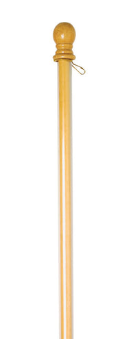 Evergreen Flag  60 in. L Wood  Flag Pole  Matte