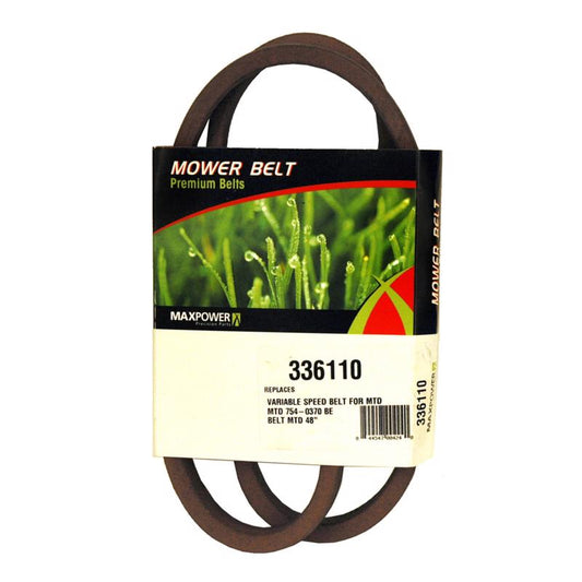 MaxPower Drive Belt 0.62 in. W X 48 in. L For Riding Mowers