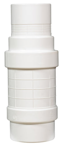 NDS  Quik-Fix  Schedule 40  4 in. Hub   Spigot  PVC  Coupling