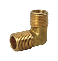 JMF Company 3/8 in. MPT X 3/8 in. D MPT Brass 90 Degree Elbow