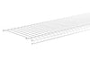 Superslide Ventilated Wire Shelf, White, 6-Ft. x 12-In.