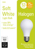 GE 53 W A19 A-Line Halogen Bulb 890 lm Soft White 4 pk
