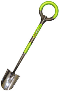 Radius Garden 208 40" X 7.5" X 2.5" PRO Green Mini Round Shovel