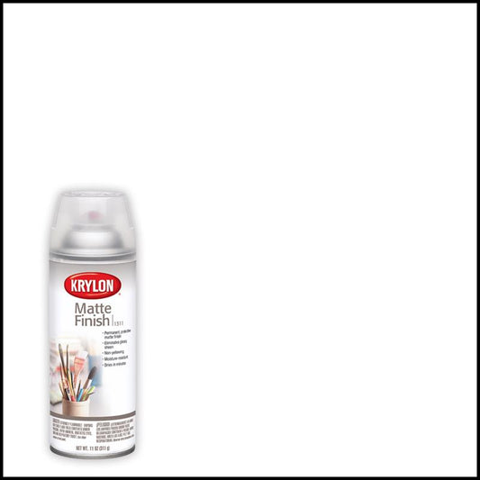 Krylon Matte Clear Spray  Paint 11 oz (Pack of 6)