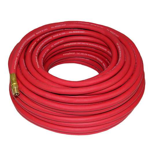 Grip on Tools Goodyear 100 ft. L X 1/4 in. D EPDM Rubber Air Hose 250 psi Red