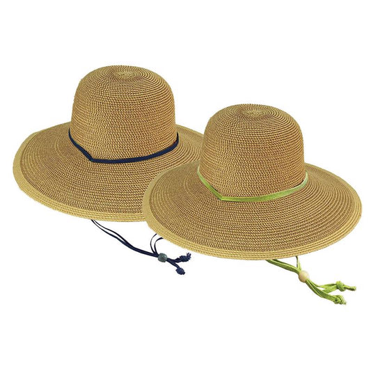 Midwest Glove 42H8 Ladies Straw Hat Assorted Colors (Pack of 6)