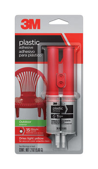 3M  Medium Strength  Synthetic Polymer  Plastic Adhesive  20 oz.