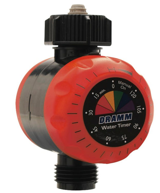 Dramm 10-15041 6" Red Premium ColorStorm Water Timer