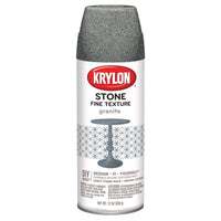 Krylon Fine Stone Texture Granite Spray Paint 12 oz (Pack of 6)