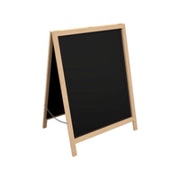 Ebsco 38.5 in. H x 35 in. W x 1 in. L A-Frame Sign Holder Wood