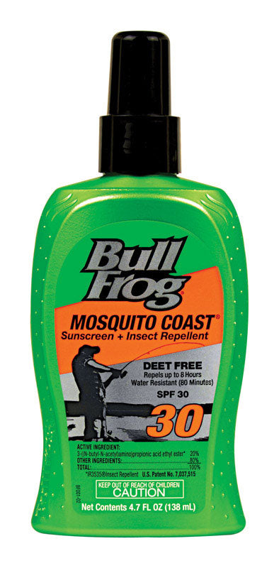 Bull Frog  Mosquito Coast  Sunscreen with Insect Repellent  4.7 oz. 1 pk