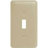 Amerelle Devon Almond 1 gang Stamped Steel Toggle Wall Plate 1 pk