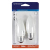 Westinghouse 25 watts B11 Decorative Incandescent Bulb E26 (Medium) White 2 pk (Pack of 10)