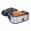Proctor Silex Polished Chrome Black Aluminized Steel 18 qt Electric Roaster 9.8 in.   H X 17.4 in.