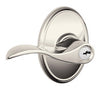 Schlage Polished Nickel Entry Lever 1-3/4 in.