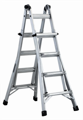 Multi-Purpose Ladder, Aluminum, Type IA, 300-Lb. Duty Rating, 17-Ft.