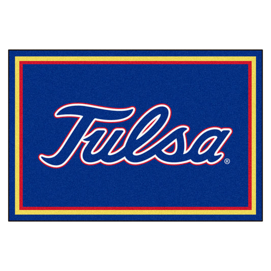 University of Tulsa 5ft. x 8 ft. Plush Area Rug