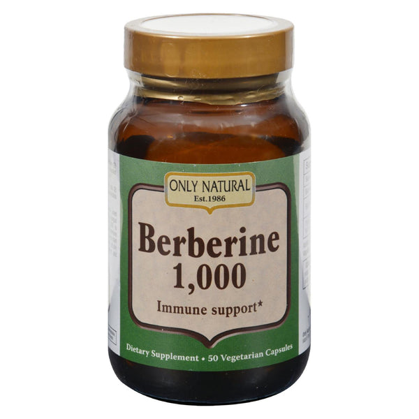 Berberina natural, 1000 mg, 50 cápsulas vegetarianas