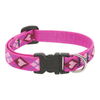 Lupine Pet Original Designs Multicolor Puppy Love Nylon Dog Adjustable Collar