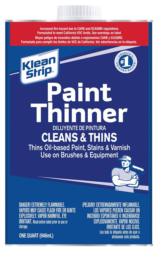 Klean Strip Paint Thinner 1 qt. (Pack of 6)