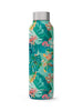 Quokka Stainless Steel Water Bottle Solid Tropical 21oz (630 ml)
