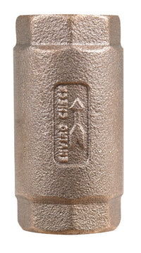 Campbell Flomatic 1-1/4 in. D X 1-1/4 in. D Red Brass Spring Loaded Check Valve