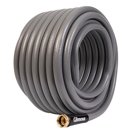 Gilmour 5/8 in. Dia. x 75 ft. L Heavy-Duty Gray Hose