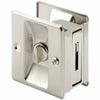 Prime-Line Satin Nickel Solid Brass Pocket Door Privacy Lock 1 pk