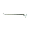 Crawford Zinc Plated Silver Steel 10 in. Double Prong Straight Hook (Pack of 75)