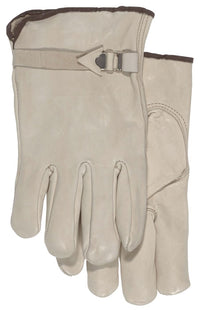 Boss Gloves 4070M Medium Tan Grain Leather Buckle Gloves                                                                                              