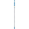 Unger  Telescoping 6-16 ft. L x 1 in. Dia. Aluminum  Extension Pole  Silver/Blue