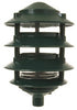 Bell Textured Green Hardwired 60 W Incandescent Garden Light 1 pk