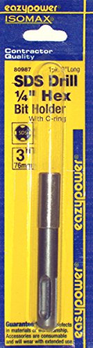 SDS 1/4" HEX DRILL BIT HLDR 3"