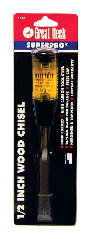 Great Neck Professional Quality 1/2 in. W Wood Chisel 1 pk