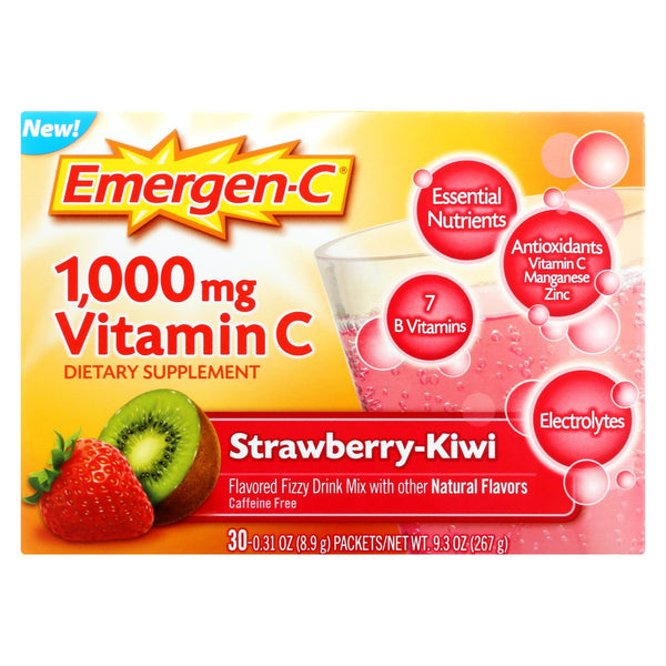 Emergen-c - Strawberry Kiwi - 1 Each - 30 PKT