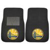 NBA - Golden State Warriors Embroidered Car Mat Set - 2 Pieces