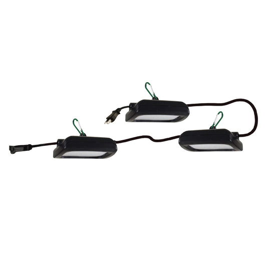 Stonepoint 120 V 55 W LED Grow String Lights Clear 12 ft.