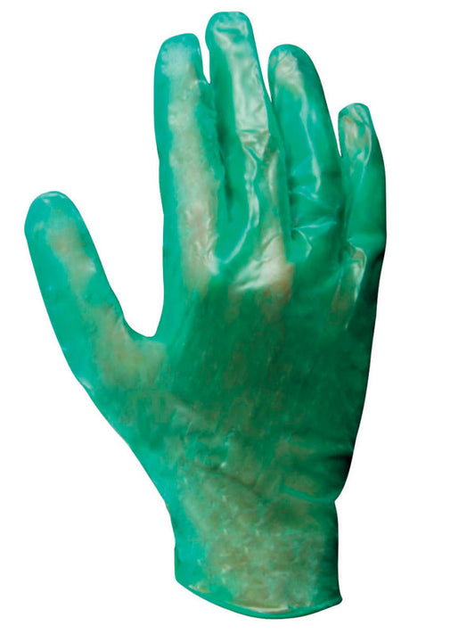 Soft Scrub  Vinyl  Disposable Gloves  One Size Fits Most  Green  Powder Free  10 pk