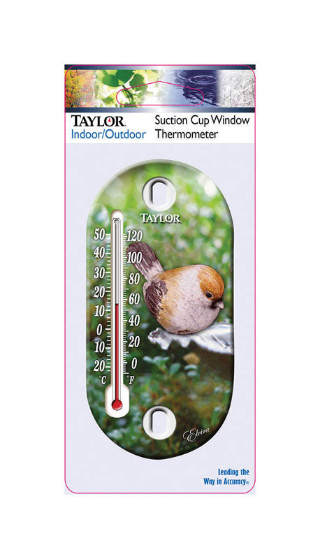 Taylor Tube Thermometer Plastic Assorted 4 in.