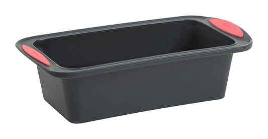 Trudeau  Maison  4-1/2 in. W x 8-1/2 in. L Loaf Pan  Coral/Gray  1 pk